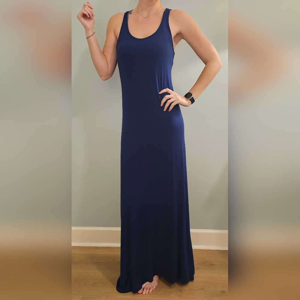 Women's Blue Tank Top Dress